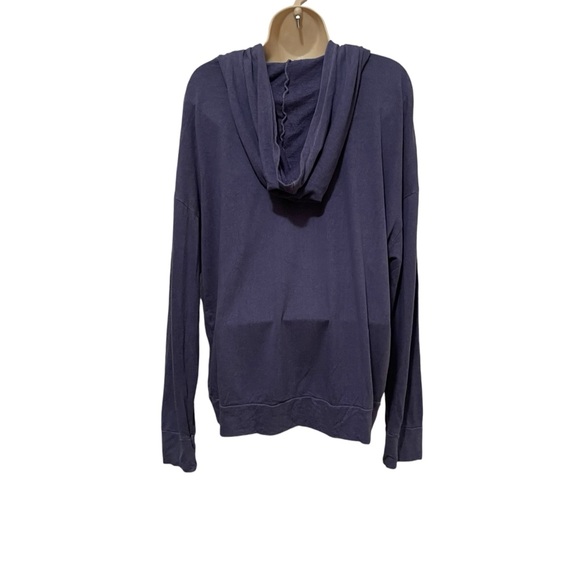 Anthropologie Sundry Women’s Hoodie Size XL Blue Los Angeles New York Paris - Picture 6 of 8